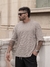 REMERA OVER DANA WAFFLE PIEDRA en internet