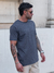 REMERA TIMELESS CLASSIC NEGRO MELANGE - tienda online