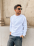 BUZO ESSENTIAL. BUZO BLANCO. SUDADERA BLANCA. BUZO BASICO. BUZO DE FRISA. SUDADERA DE FRISA.  