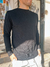 SWEATER NEGRO ELASTIZADO. BUZO FINO. BUZO DELGADO. BUZO NEGRO. SWEATER TEJIDO NEGRO.