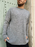 SWEATER CORTE OVERSIZE. SWEATER OVERSIZE. SWEATER DE HILO. SUETER GRIS. SWEATER GRIS. 