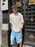 BERMUDA JEAN CARPINTERO BAGGY FATIMA AZUL - tienda online