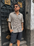 CAMISA DE HILO ARUBA BEIGE Y NEGRA - 80Veinte Outfitters | Prendas esenciales que no fallan