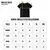 REMERA TIMELESS FITTED CUELLO REDONDO NEGRA