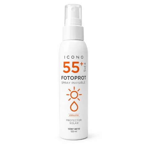 Protector Solar Fotoprot Spay Invisible 55+ X125 ML