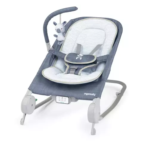 Silla Nido Rocker Happy Belly Chambray Ingenuity - comprar online