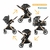 Imagen de Coche Cuna Travel System Pikaboo Kansas Negro