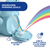 Proyector Osito Arcoíris de Chicco Azul en internet