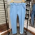 Calça Jeans Street MONKEY N° 48 Lavagem Jeans Puro Azul Claro - Henrike's Streetwear