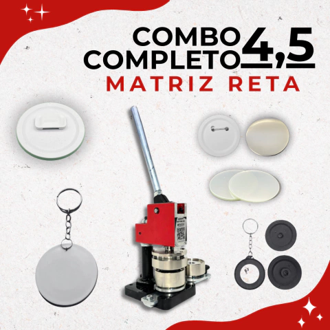 Combo 4,5 - Completo (matriz reta)