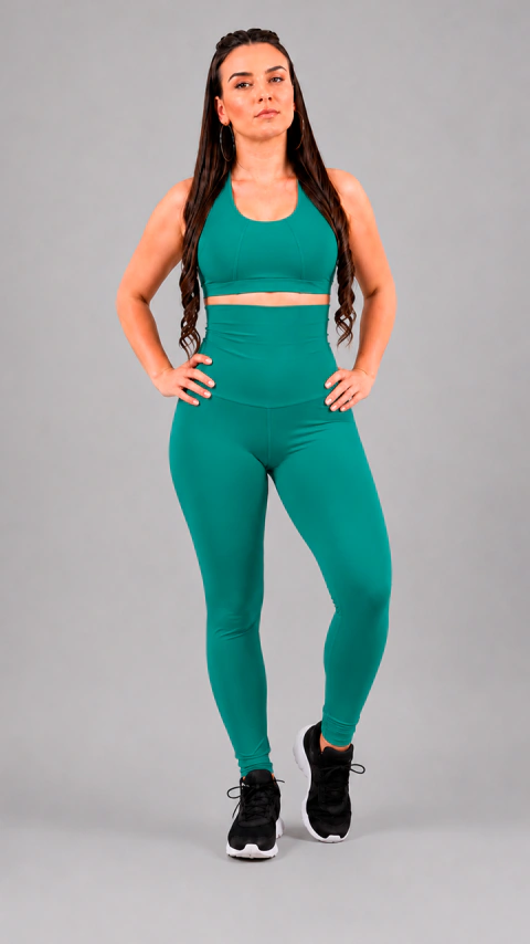 Calça Legging Super Cós Emana® Indicado Para Tratamento de Lipedema