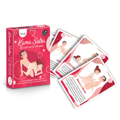 Baralho Kama Sutra 50 Cartas de Posições Eróticas – Jogo de Prazer e Conexão