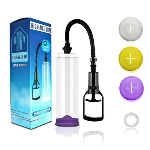 Bomba peniana manual para bombeamento e válvula de controle de pressão, 3 anéis HIGH-VACUUM