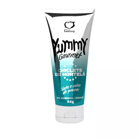 Yummy Gourmet Gel Térmico Hot Chiclete de Hortelã 45g – Sensações Quentes e Beijáveis! - Sexy Fantasy