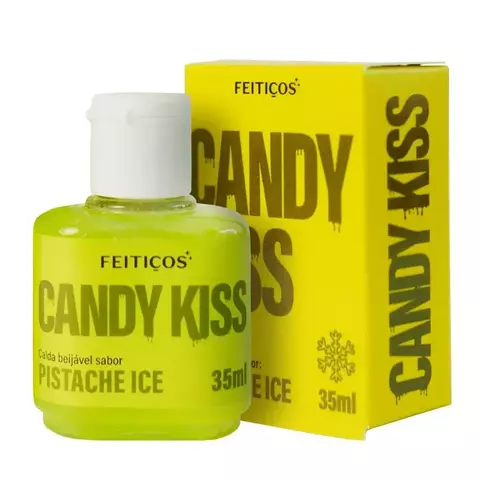 Candy Kiss Pistache Ice Calda Beijável Efeito Gelado Vegana 35ml Premium