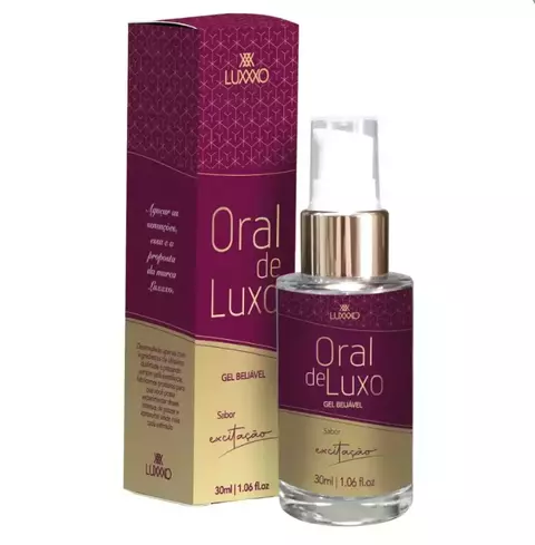 Oral de Luxo Maçã do Amor 30ml – Gel Beijável Térmico com Duplo Efeito Sensacional by Luxxo