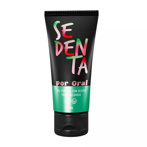 Sedenta Por Oral Gel Comestível com Glitter Melancia 50g – Premium com Jambu Vibrante Pepper Blend - comprar online