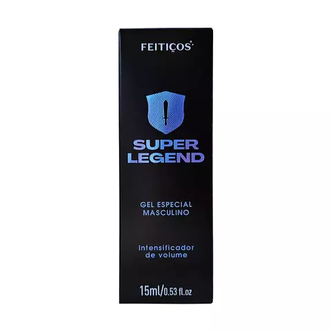 Super Legend - Gel Masculino Intensificador de volume 15ml - Feitiços Aromáticos