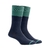 Media Bicolor Turquesa - comprar online