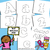 Lindos moldes de letras e números alfabeto tamanho folha a4 deitada horizontal pdf digital