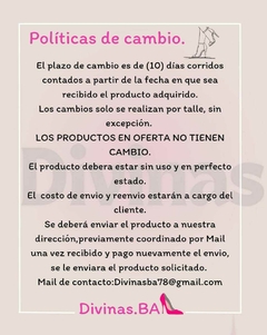 CAMBIOS DE CALZADO