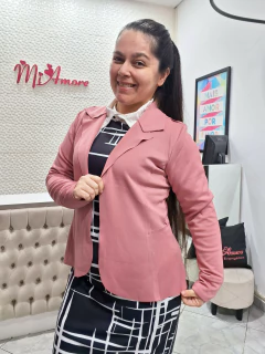 Blazer sem Babado Rosê Isabel - Mi Amore - comprar online