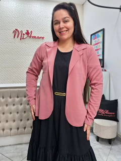 Blazer sem Babado Rosê Isabel - Mi Amore na internet