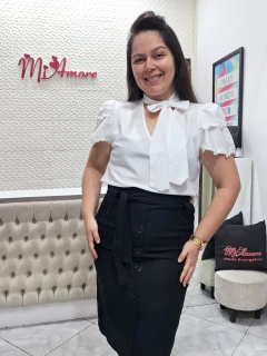 Imagem do Blusa Social Off Mikaela - Mi Amore