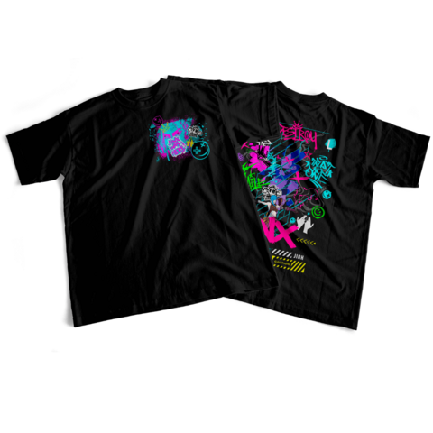 Camiseta LOL frente e verso - Jinx dark colors