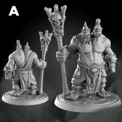 Ogre 2 Head - Mage