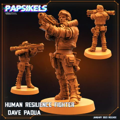 HUMAN RESILIENCE FIGHTER LASER CANNON DAVE PADUA