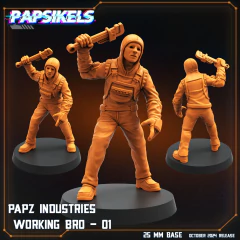 PAPZ INDUSTRIES WORKING BROS - SET 4