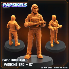 PAPZ INDUSTRIES WORKING BROS - SET 4