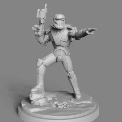 CLONE COMMANDO - Three-Eight - Shatterpoint