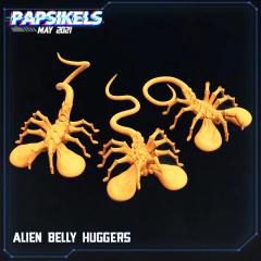 Alien belly huggers - Set 3 pzas