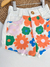 Short Jeans flores coloridas - comprar online