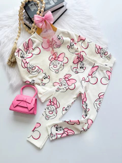 Conjunto Moletom Minnie Rosa