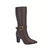 Bota Social Bico Fino Salto Grosso 7cm com opção de Panturrilha Sob Medida - Ref. 6586TR