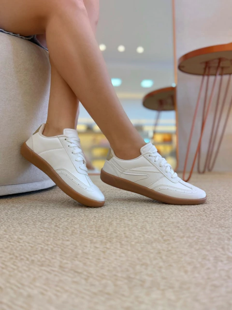 TÊNIS ANITA BRANCO/OURO