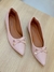 SAPATILHA CROCO LACINHO BICO FINO ROSE - comprar online