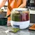 Dispenser De Alimentos E Grãos Giratório Com 6 Divisões - loja online