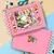 Kit Livro De Colorir Capa Dura + 36 Canetinhas - ROSA - ASHASTORE