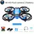 Mini drone 4drc v8 4k 1080p hd câmera grande angular wifi fpvdrone altura mante - comprar online