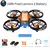 Mini drone 4drc v8 4k 1080p hd câmera grande angular wifi fpvdrone altura mante na internet
