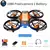 Mini drone 4drc v8 4k 1080p hd câmera grande angular wifi fpvdrone altura mante na internet