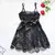 Lingerie para Mulheres Lace Babydoll Nightdress Spaghetti Straps Chemise Camisol na internet
