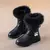 Botas de inverno para meninas, moda versátil, cano longo, confortável, casual, - ASHASTORE