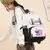 Anime lilo ponto mochila grande capacidade bookbag para menino menina das mulher - comprar online