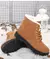 Botas femininas de pele quente botas de tornozelo para mulheres sapatos de inver