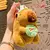 Capivara rosa Anime Boneca De Pelúcia, Leão Chapéu Dança, Brinquedo Fofo, Pe - loja online